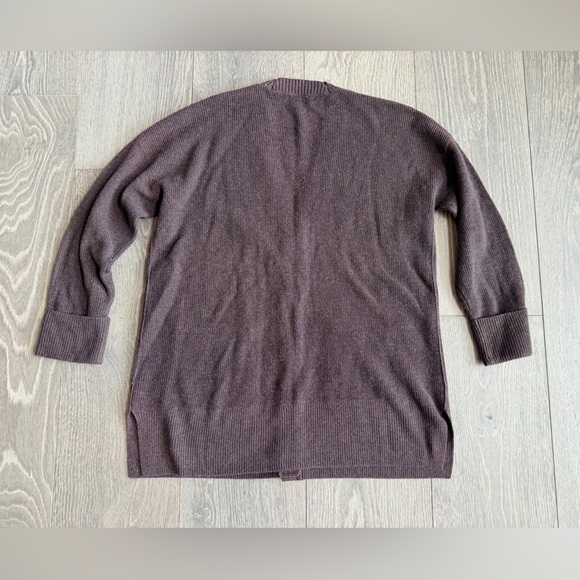 Madewell Asherton Waffle Cardigan Sweater in Brown Size Small - Picture 4 of 4